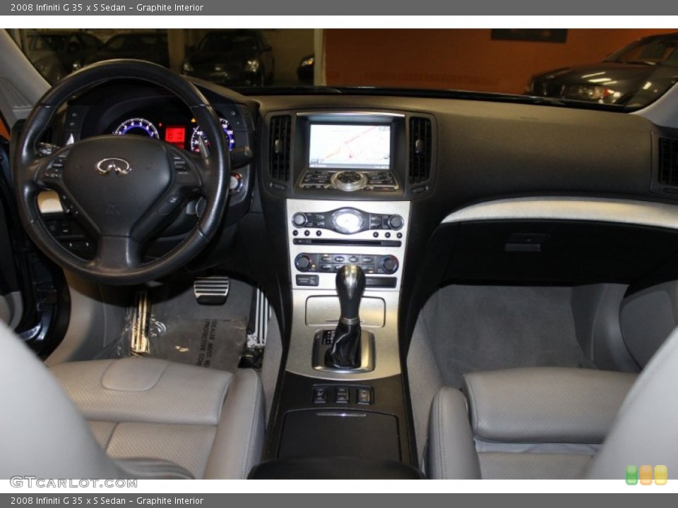 Graphite Interior Dashboard for the 2008 Infiniti G 35 x S Sedan #54009310