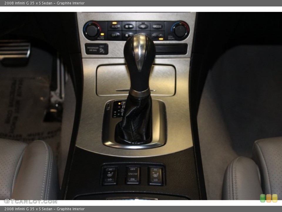 Graphite Interior Transmission for the 2008 Infiniti G 35 x S Sedan #54009343
