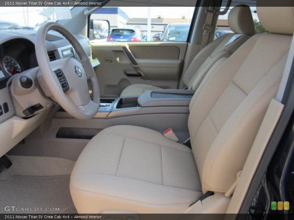 Almond Interior Photo for the 2011 Nissan Titan SV Crew Cab 4x4 #54010759