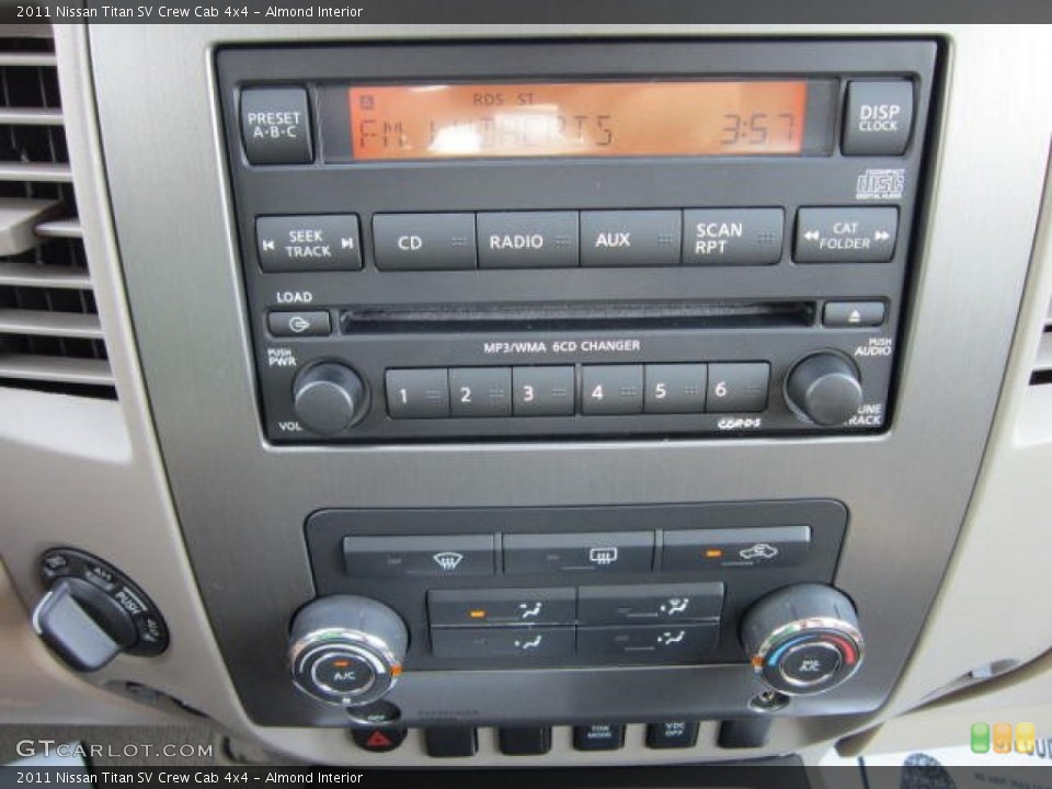 Almond Interior Audio System for the 2011 Nissan Titan SV Crew Cab 4x4 #54010789