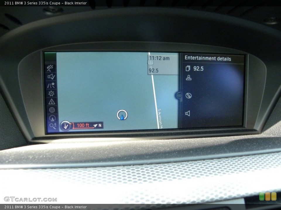 Black Interior Navigation for the 2011 BMW 3 Series 335is Coupe #54011086