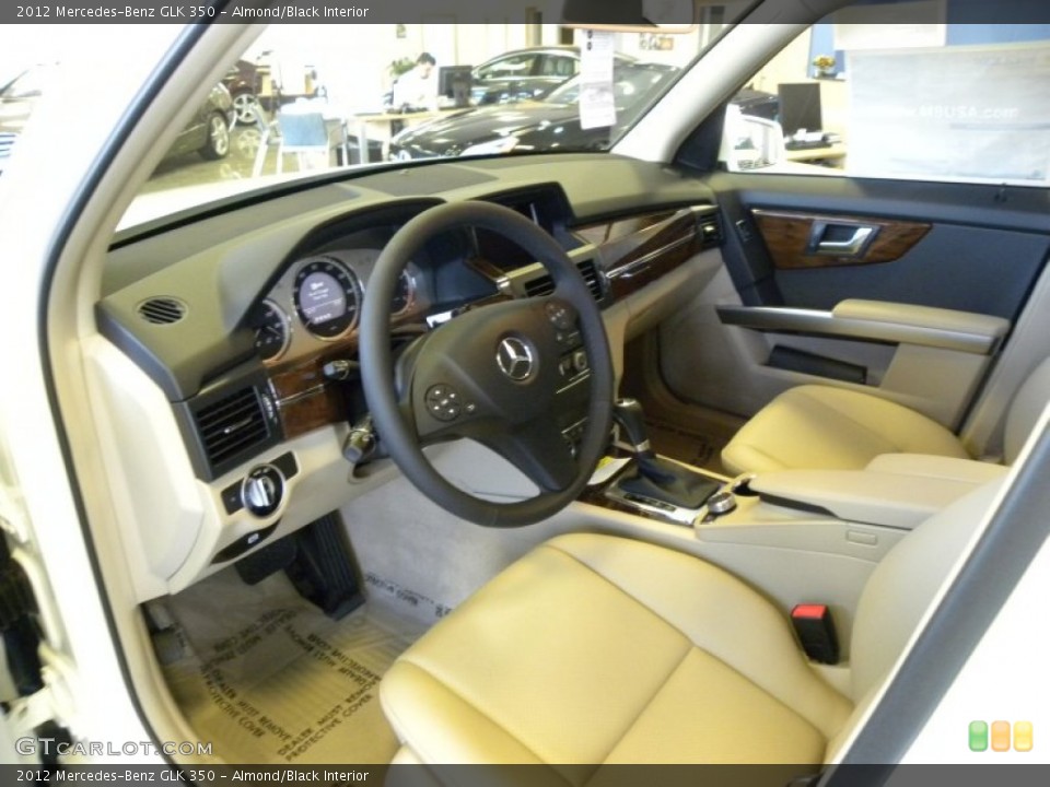 Almond/Black Interior Photo for the 2012 Mercedes-Benz GLK 350 #54011468