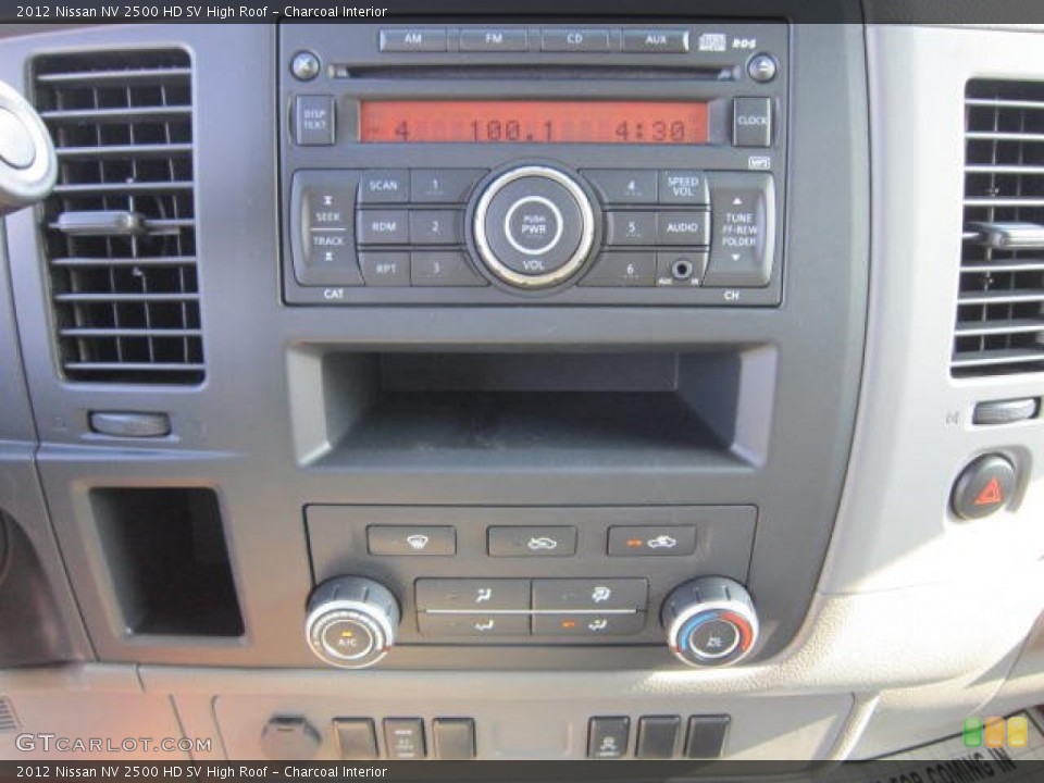 Charcoal Interior Controls for the 2012 Nissan NV 2500 HD SV High Roof #54011491