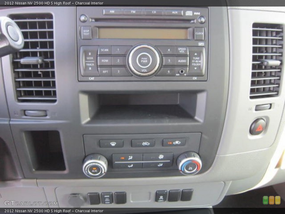 Charcoal Interior Controls for the 2012 Nissan NV 2500 HD S High Roof #54011657