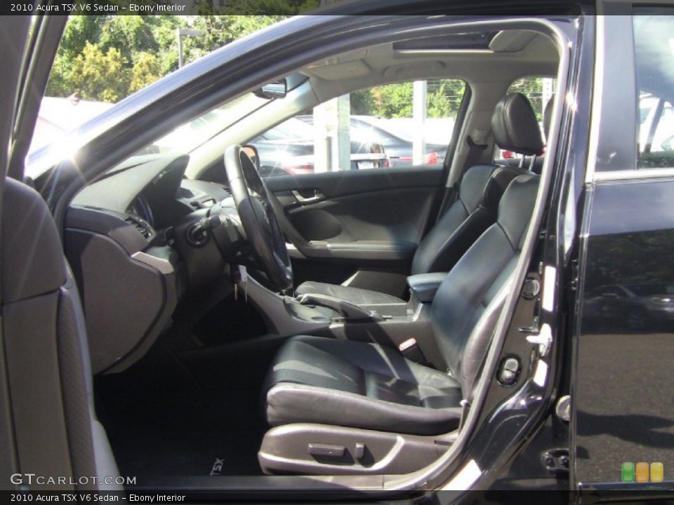 Ebony Interior Photo for the 2010 Acura TSX V6 Sedan #54012712