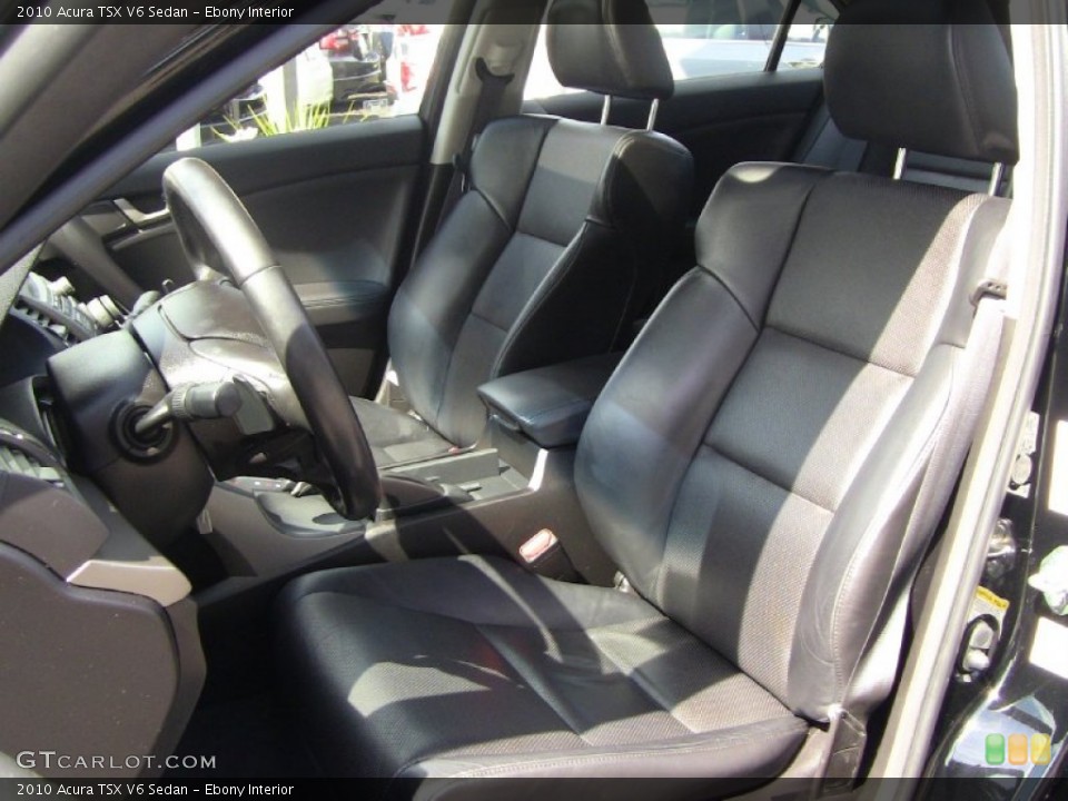 Ebony Interior Photo for the 2010 Acura TSX V6 Sedan #54012720