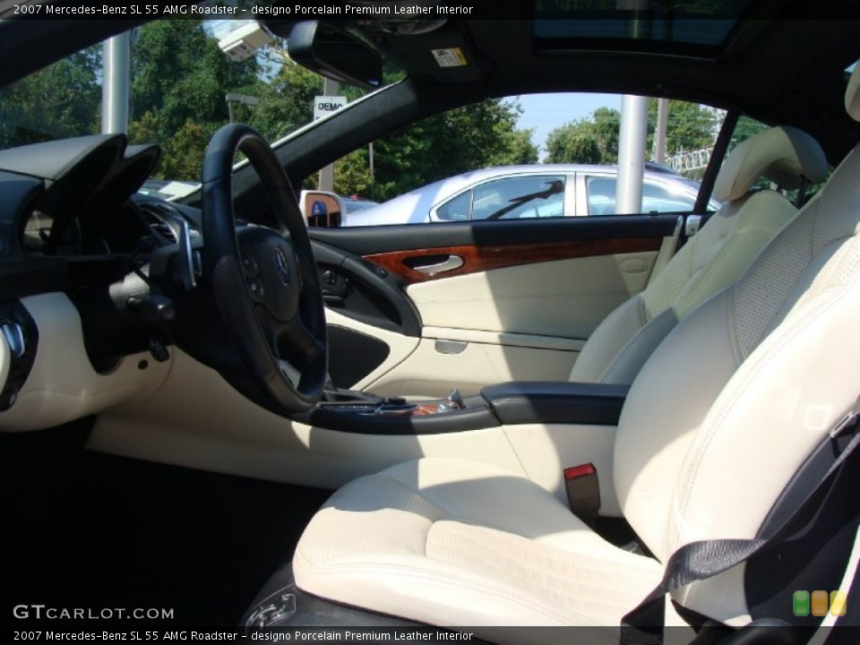 designo Porcelain Premium Leather Interior Photo for the 2007 Mercedes-Benz SL 55 AMG Roadster #54013771