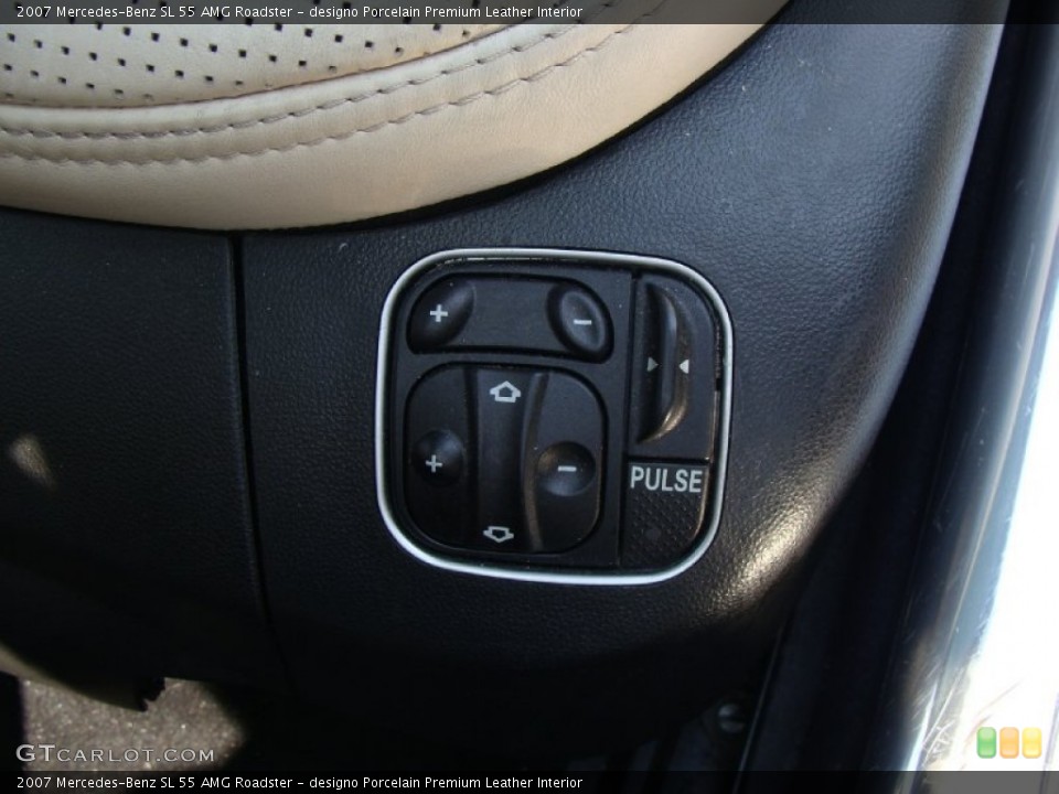 designo Porcelain Premium Leather Interior Controls for the 2007 Mercedes-Benz SL 55 AMG Roadster #54013788