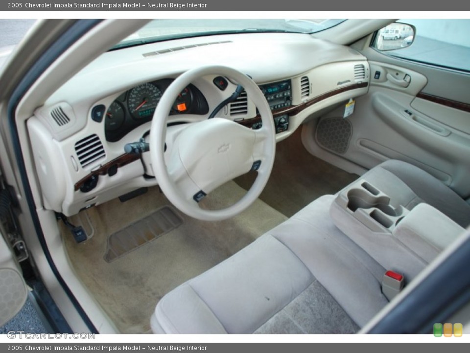 Neutral Beige Interior Prime Interior for the 2005 Chevrolet Impala  #54013803