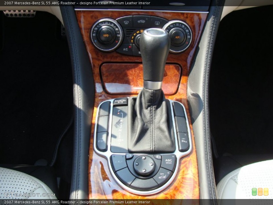 designo Porcelain Premium Leather Interior Transmission for the 2007 Mercedes-Benz SL 55 AMG Roadster #54013839