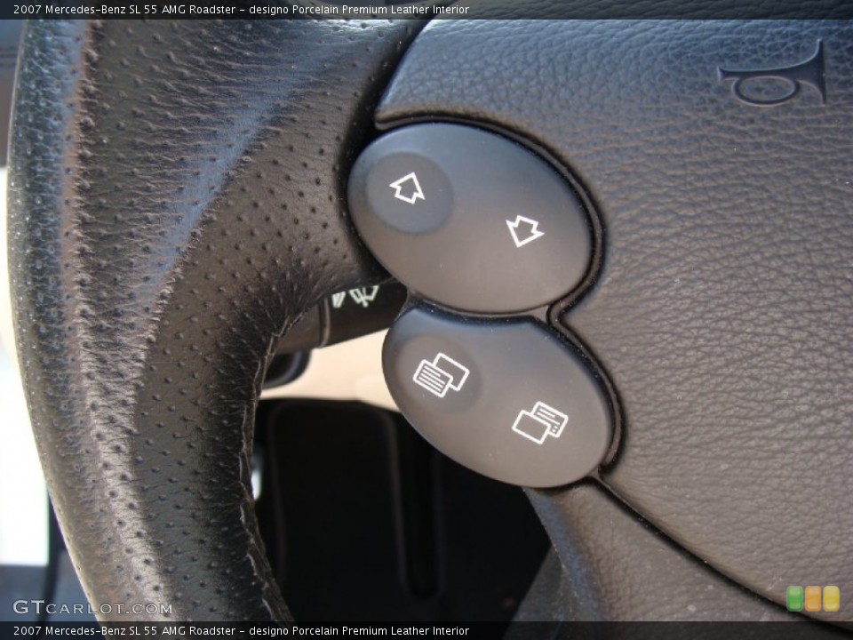 designo Porcelain Premium Leather Interior Controls for the 2007 Mercedes-Benz SL 55 AMG Roadster #54013843