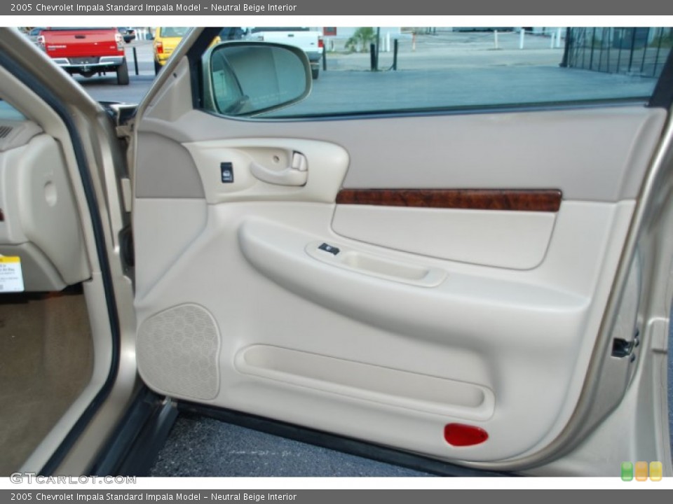 Neutral Beige Interior Door Panel for the 2005 Chevrolet Impala  #54013876