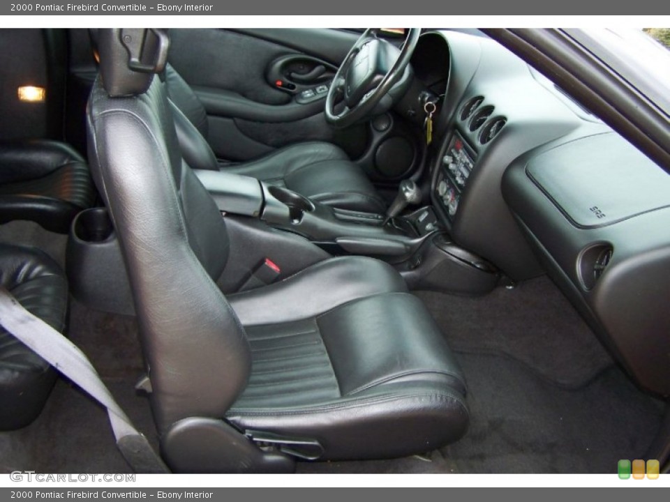 Ebony Interior Photo for the 2000 Pontiac Firebird Convertible #54015030