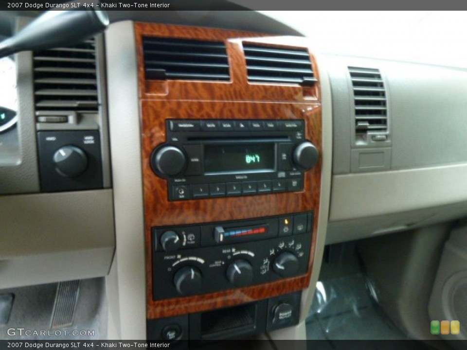 Khaki Two-Tone Interior Controls for the 2007 Dodge Durango SLT 4x4 #54015041
