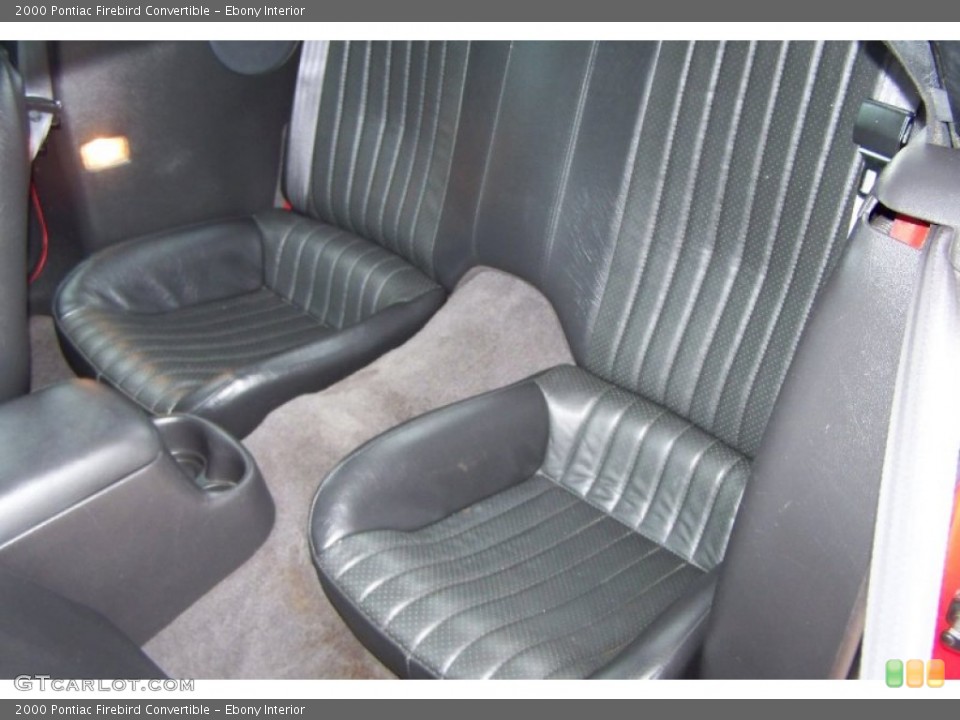 Ebony Interior Photo for the 2000 Pontiac Firebird Convertible #54015110