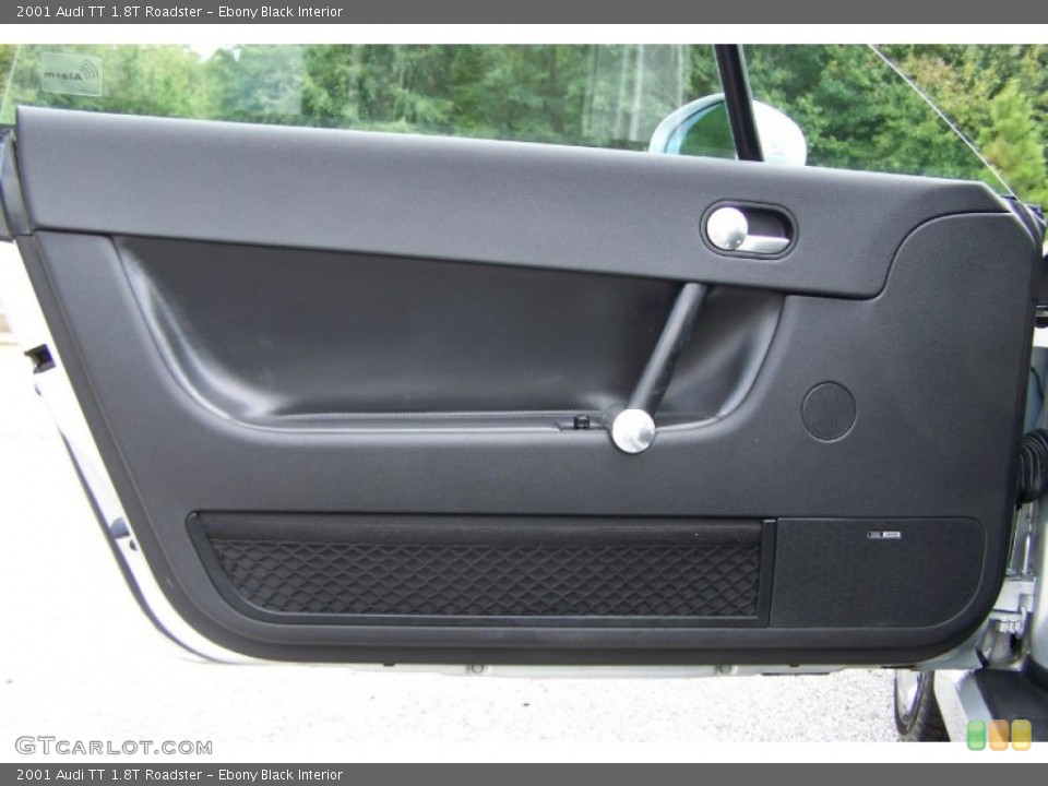 Ebony Black Interior Door Panel for the 2001 Audi TT 1.8T Roadster #54015963