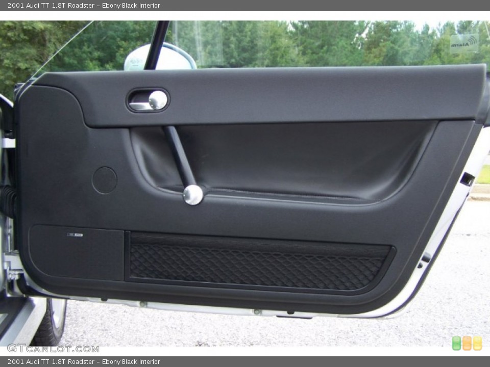 Ebony Black Interior Door Panel for the 2001 Audi TT 1.8T Roadster #54015972
