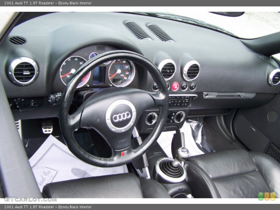 Ebony Black Interior Dashboard for the 2001 Audi TT 1.8T Roadster #54015996