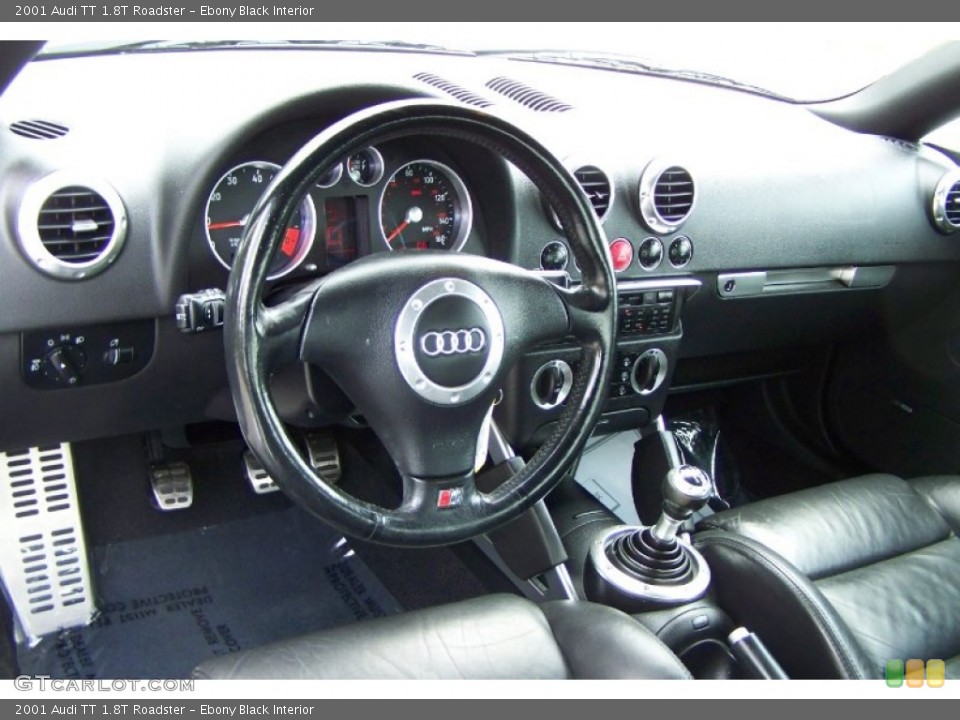 Ebony Black Interior Dashboard for the 2001 Audi TT 1.8T Roadster #54016017