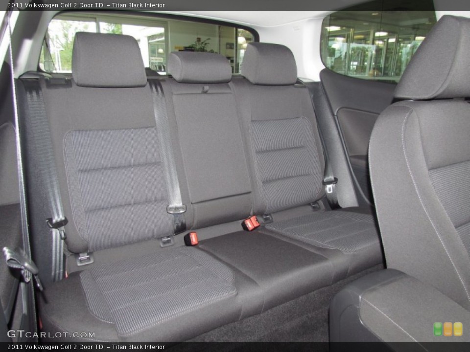 Titan Black Interior Photo for the 2011 Volkswagen Golf 2 Door TDI #54016771