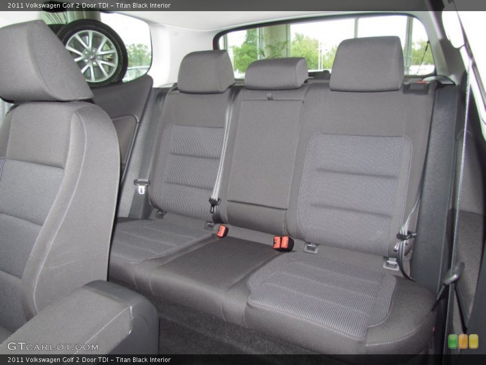 Titan Black Interior Photo for the 2011 Volkswagen Golf 2 Door TDI #54016782