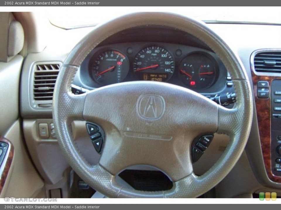 Saddle Interior Steering Wheel for the 2002 Acura MDX  #54017163