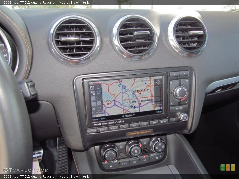 Madras Brown Interior Navigation for the 2008 Audi TT 3.2 quattro Roadster #54018299