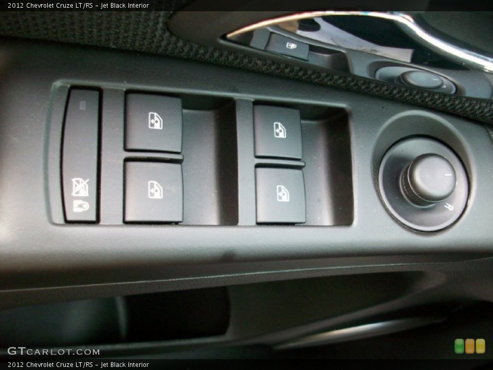 Jet Black Interior Controls for the 2012 Chevrolet Cruze LT/RS #54019412