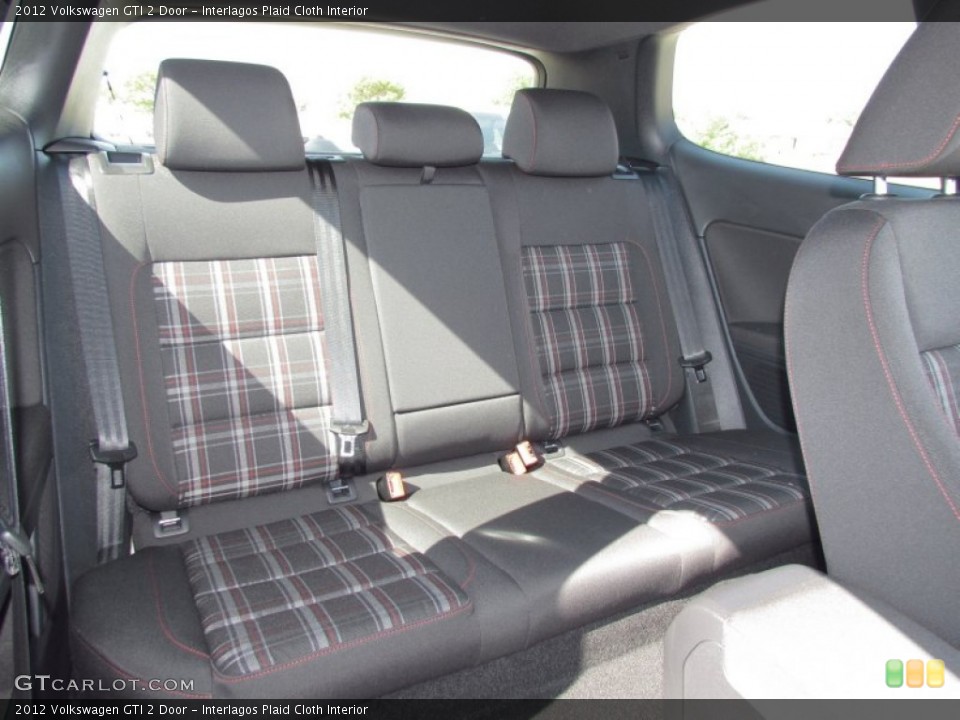 Interlagos Plaid Cloth Interior Photo for the 2012 Volkswagen GTI 2 Door #54020315