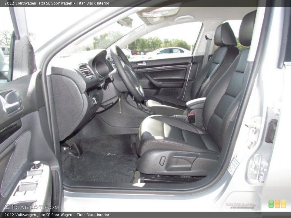Titan Black Interior Photo for the 2012 Volkswagen Jetta SE SportWagen #54020351