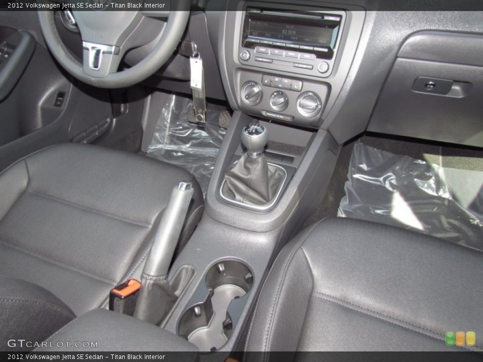 Titan Black Interior Transmission for the 2012 Volkswagen Jetta SE Sedan #54020722