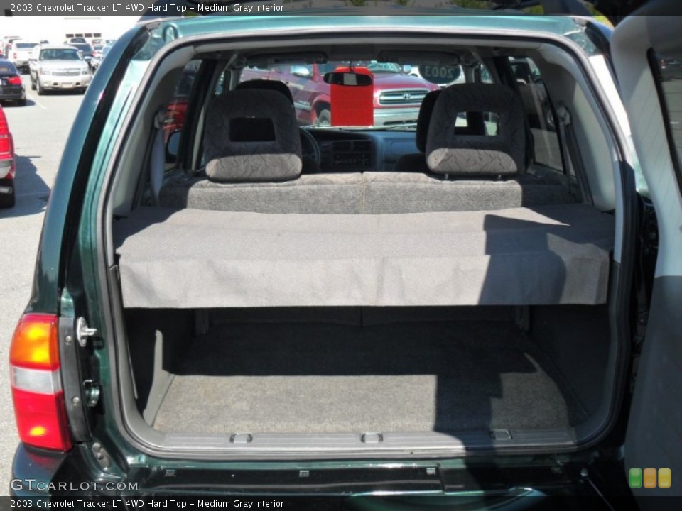 Medium Gray Interior Trunk for the 2003 Chevrolet Tracker LT 4WD Hard Top #54020875