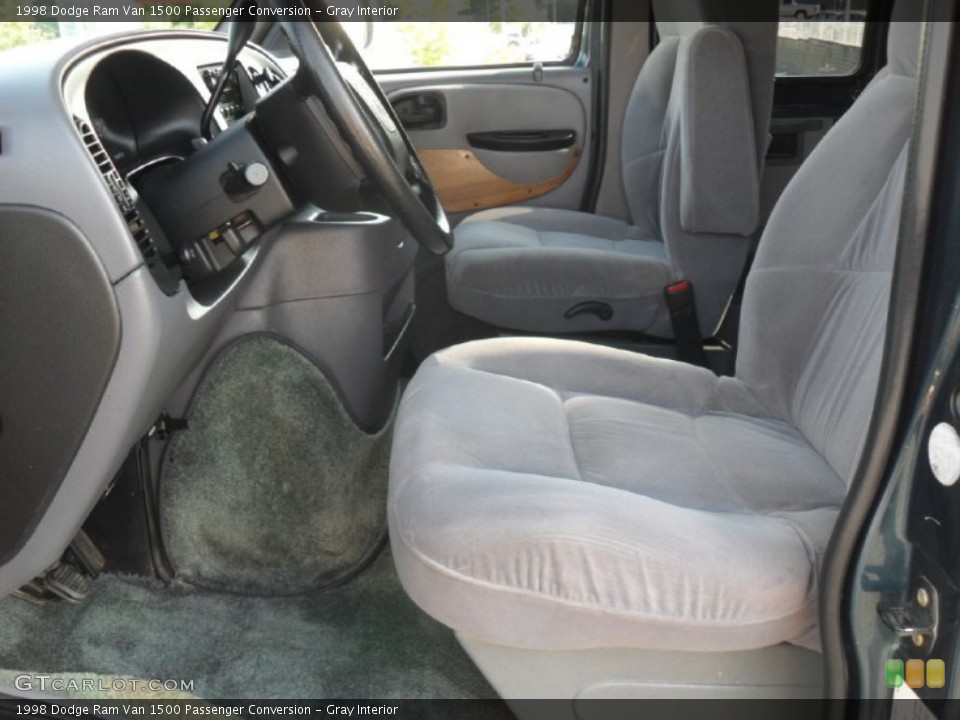 Gray Interior Photo for the 1998 Dodge Ram Van 1500 Passenger Conversion #54021441
