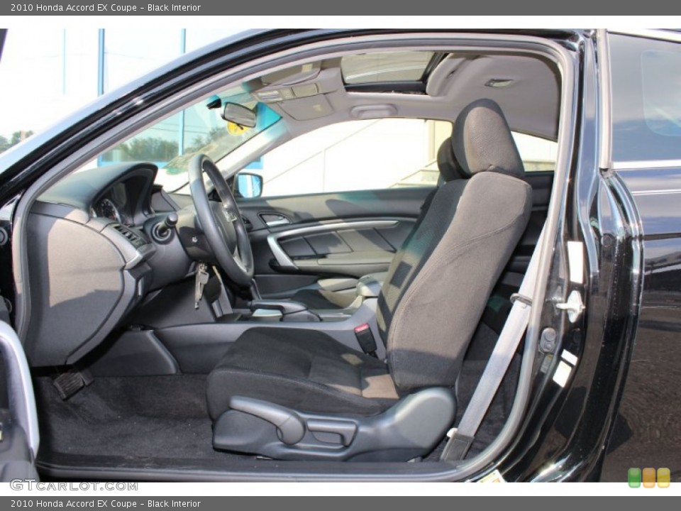 Black Interior Photo for the 2010 Honda Accord EX Coupe #54022035