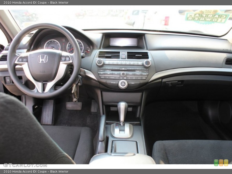 Black Interior Dashboard for the 2010 Honda Accord EX Coupe #54022053