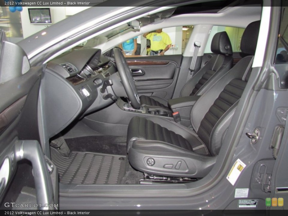 Black Interior Photo for the 2012 Volkswagen CC Lux Limited #54022059