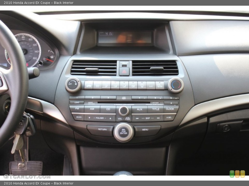 Black Interior Controls for the 2010 Honda Accord EX Coupe #54022075