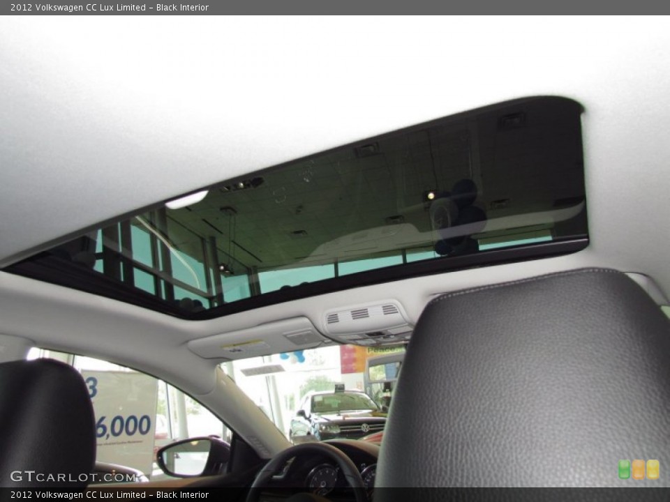 Black Interior Sunroof for the 2012 Volkswagen CC Lux Limited #54022097
