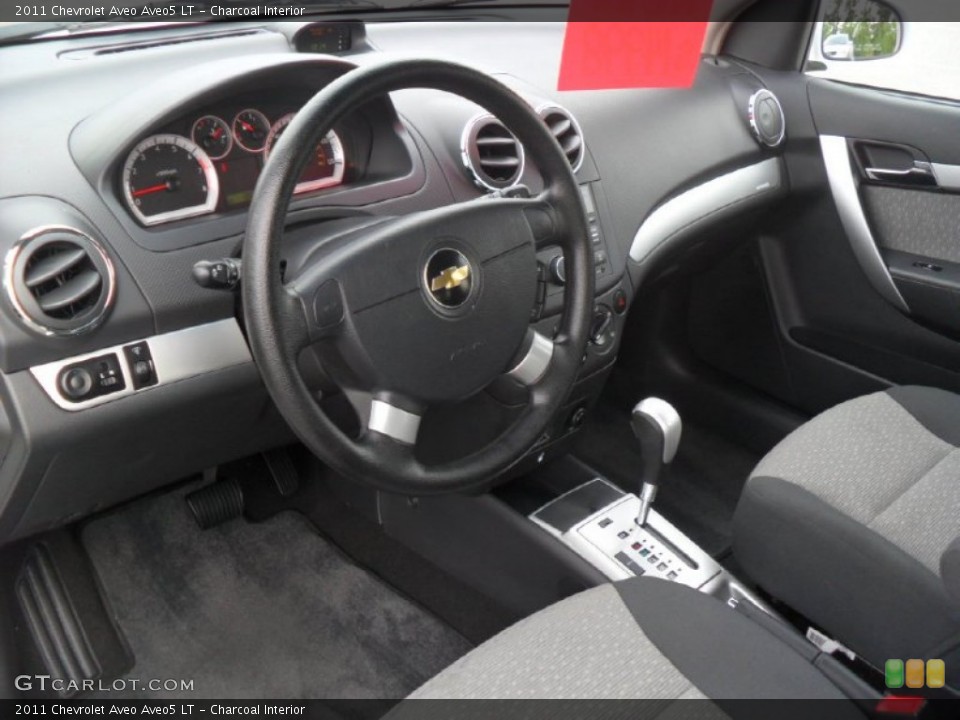 Charcoal Interior Prime Interior for the 2011 Chevrolet Aveo Aveo5 LT #54022133