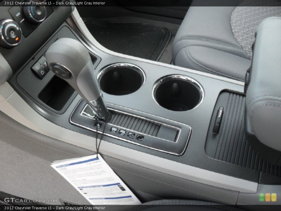 Dark Gray/Light Gray Interior Transmission for the 2012 Chevrolet Traverse LS #54023936