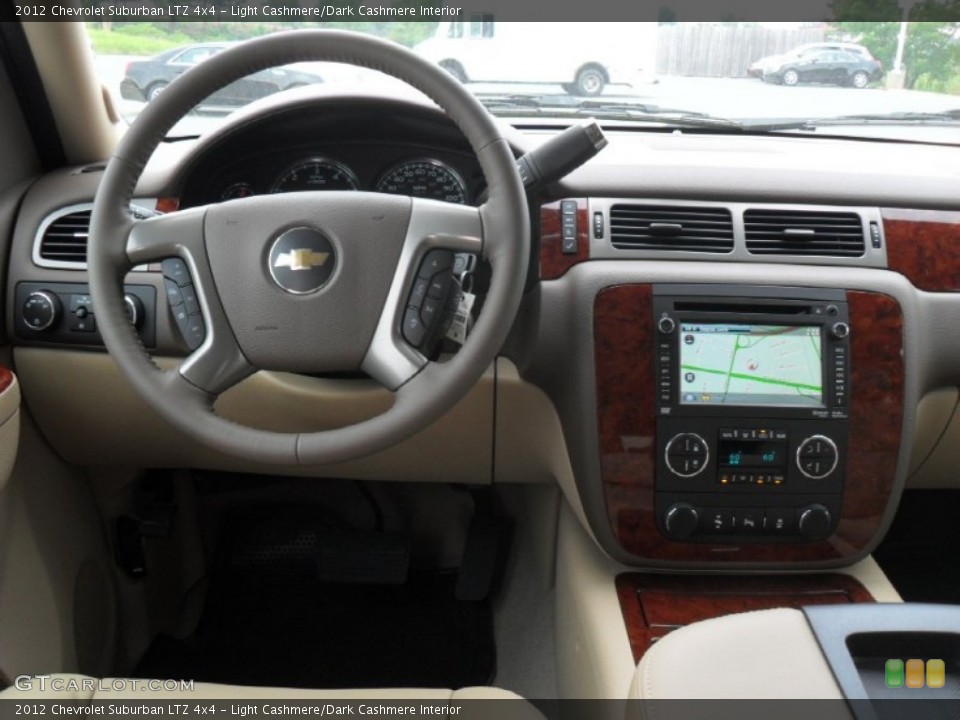 Light Cashmere/Dark Cashmere Interior Dashboard for the 2012 Chevrolet Suburban LTZ 4x4 #54024232