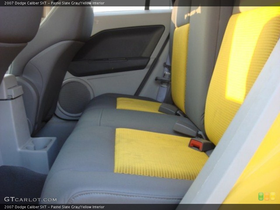 Pastel Slate Gray/Yellow 2007 Dodge Caliber Interiors