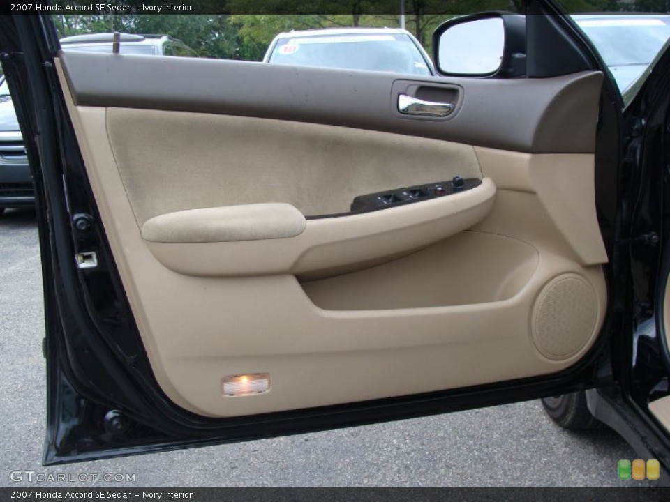 Ivory Interior Door Panel for the 2007 Honda Accord SE Sedan #54028243