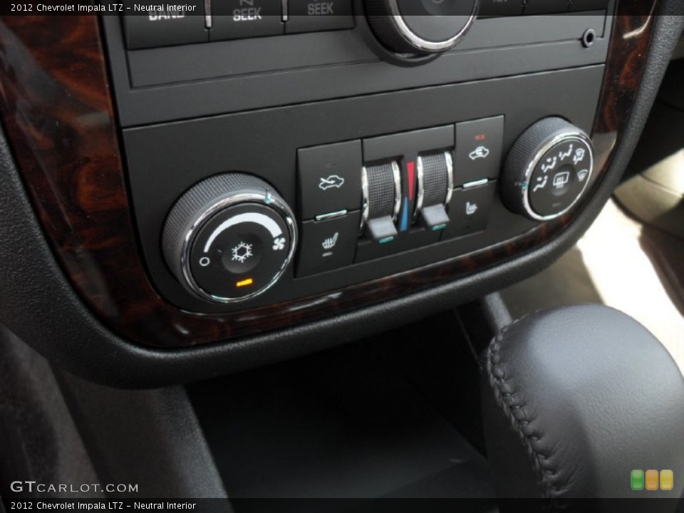 Neutral Interior Controls for the 2012 Chevrolet Impala LTZ #54030965