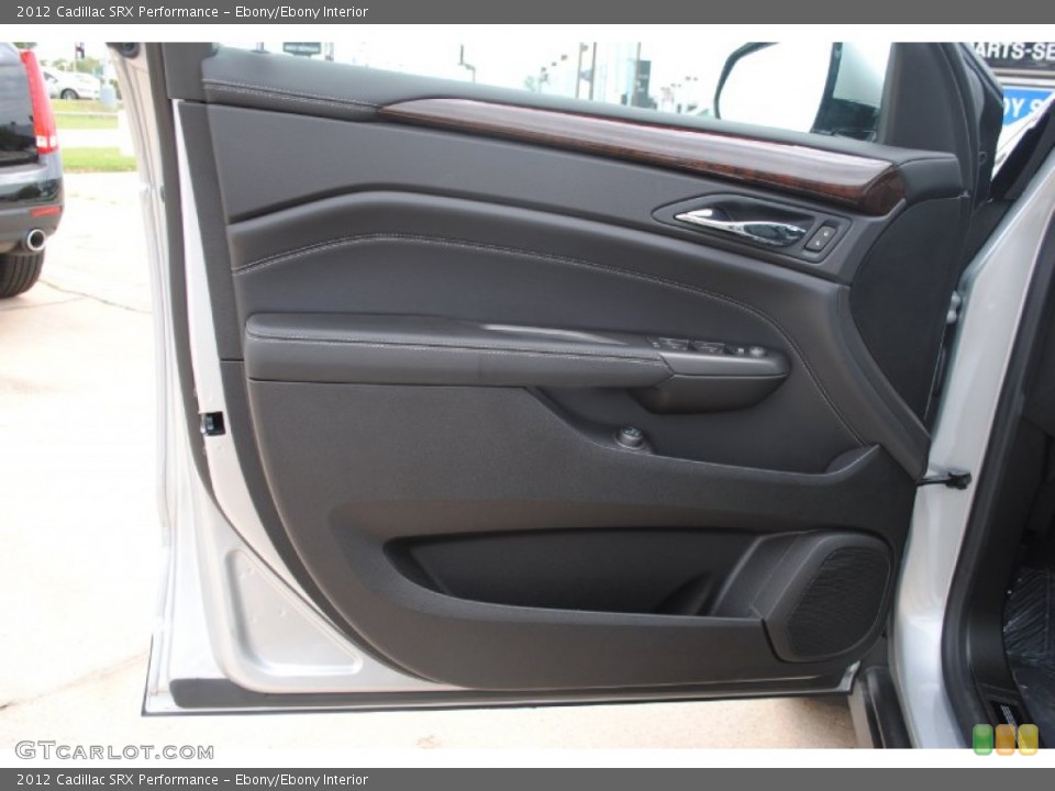 Ebony/Ebony Interior Door Panel for the 2012 Cadillac SRX Performance #54031112