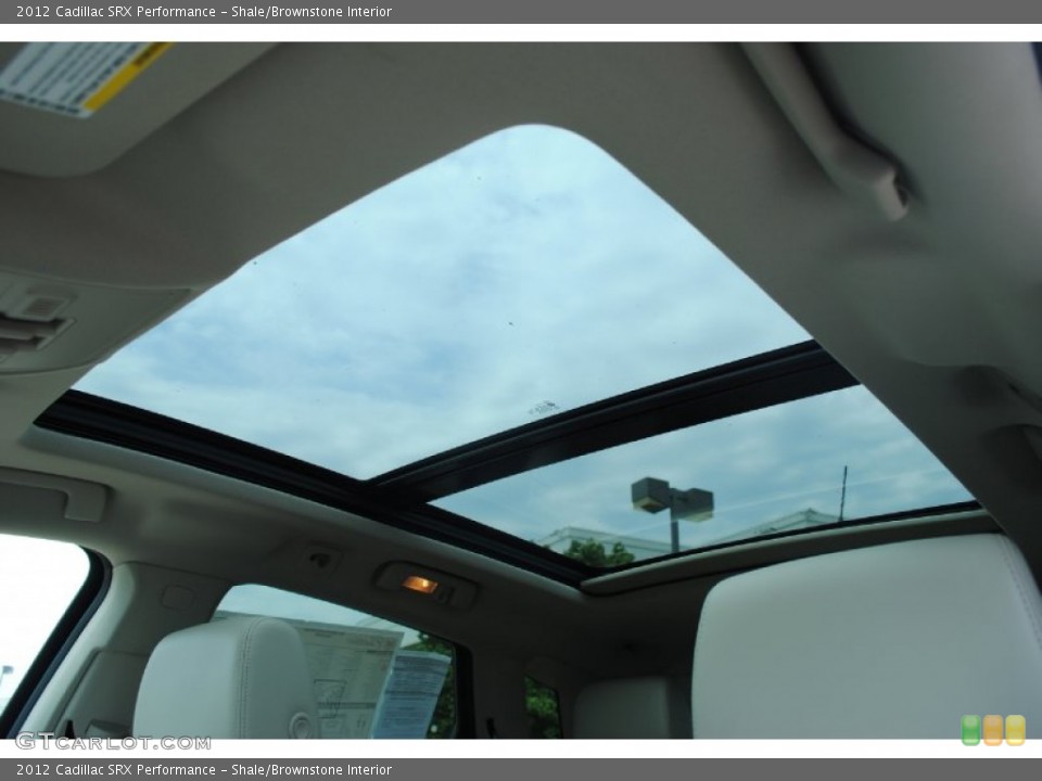 Shale/Brownstone Interior Sunroof for the 2012 Cadillac SRX Performance #54031289