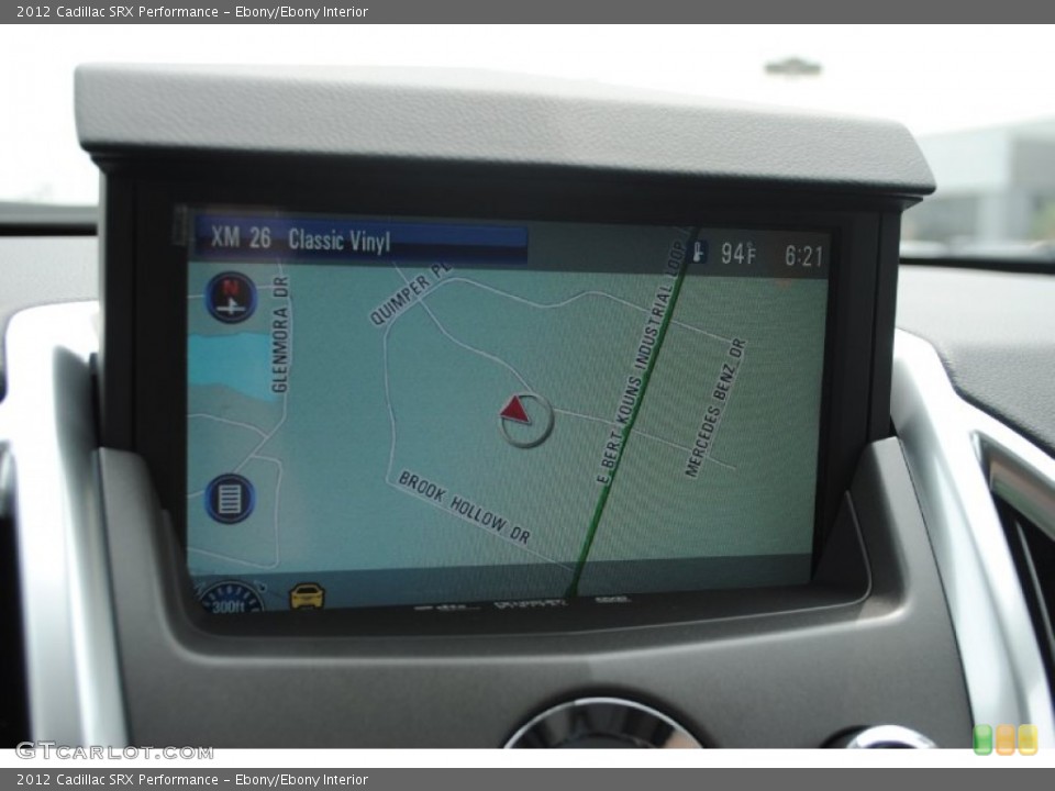 Ebony/Ebony Interior Navigation for the 2012 Cadillac SRX Performance #54031679