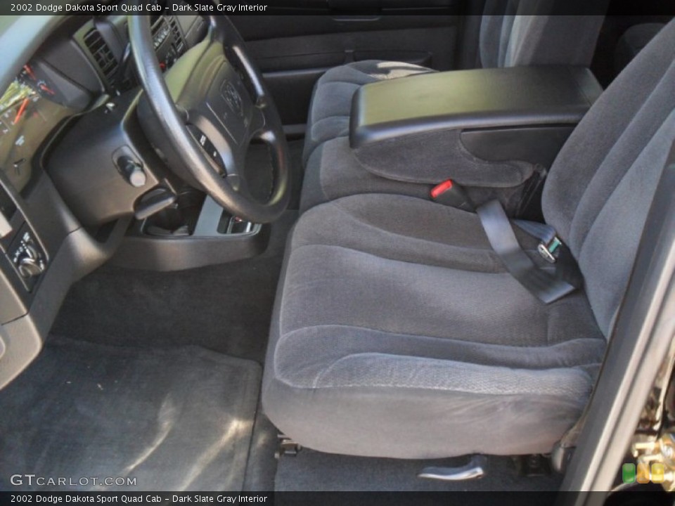 Dark Slate Gray Interior Photo for the 2002 Dodge Dakota Sport Quad Cab #54031821