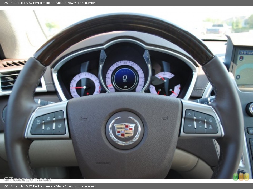 Shale/Brownstone Interior Steering Wheel for the 2012 Cadillac SRX Performance #54032010