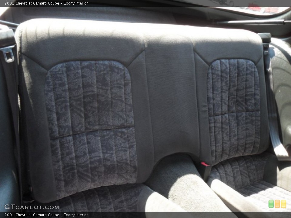 Ebony Interior Photo for the 2001 Chevrolet Camaro Coupe #54032338